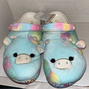 CROCS Pastel Plush Animal Clogs